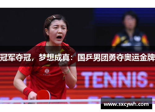 冠军夺冠，梦想成真：国乒男团勇夺奥运金牌